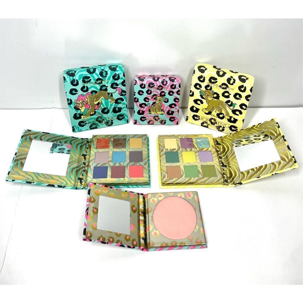 Lion King X Revolution 2 Eyeshadow Palettes Nala Heart of Princess Highlighter